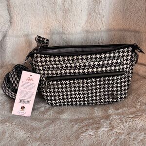 NWT Lug Dash Crossbody Bag - Micro Houndstooth